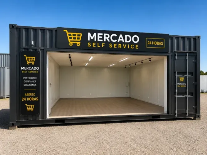 Minimercado Container em Sorocaba