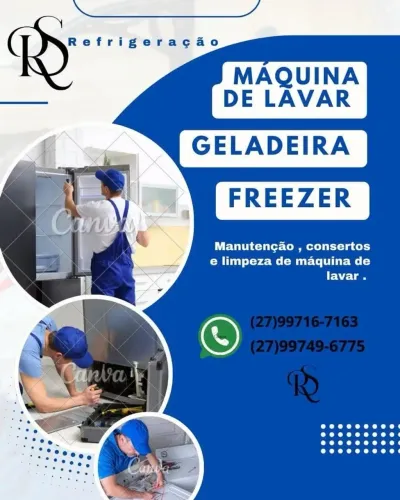 Vendo concerto de geladeira e máquina de lavar 
