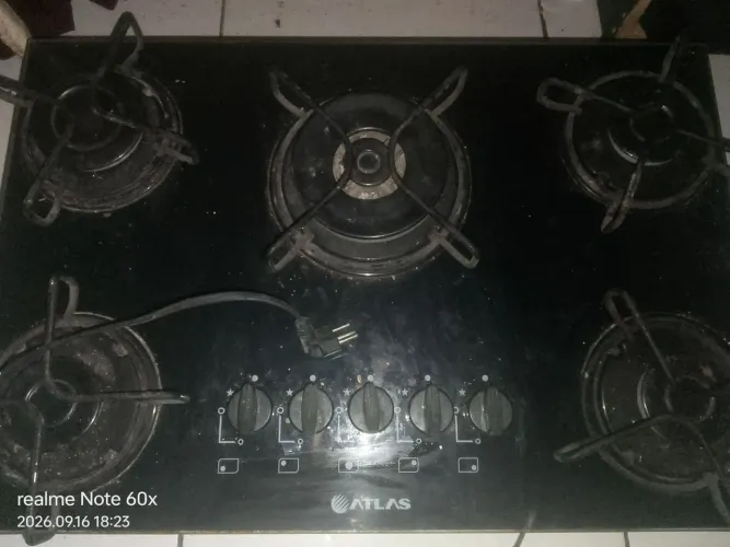 Vendo um fogão Cooktop de 5 bocas funcionando perfeitamente