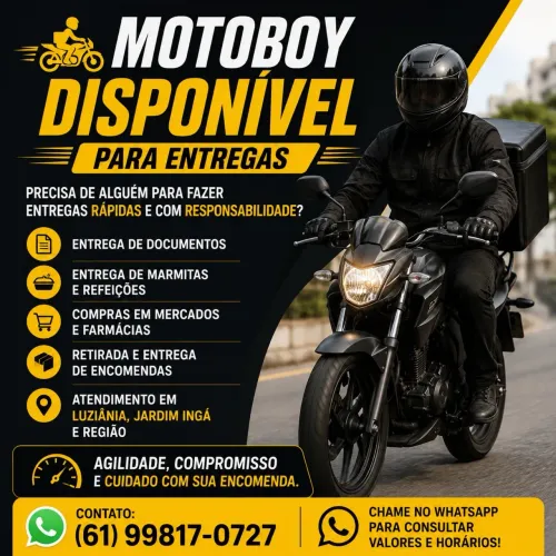 MOTOBOY DISPONÍVEL 