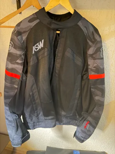 Jaqueta motociclista nova com proteção pra coluna asw