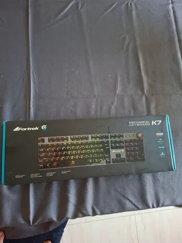Teclado mecânico gamer fortrek rgb