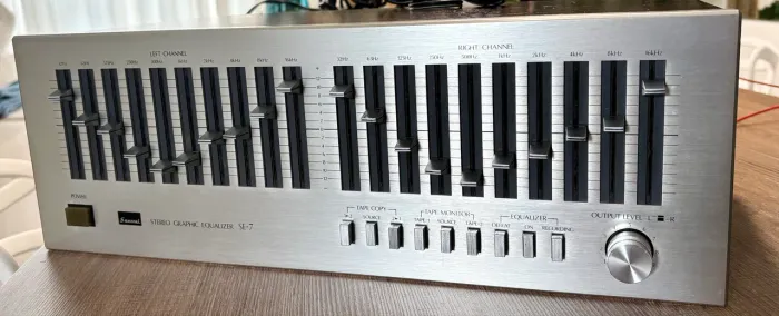 Sansui SE-7 Stereo Graphic Equalizer Impecável | Peça para Colecionador