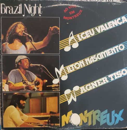 Brazil Night - Ao Vivo em Montreux (Milton Nascimento / Alceu Valença / Wagner Tiso) LP 