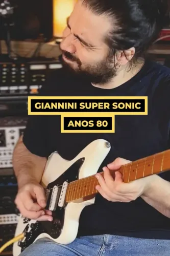 Guitarra Giannini Supersonic anos 70/80