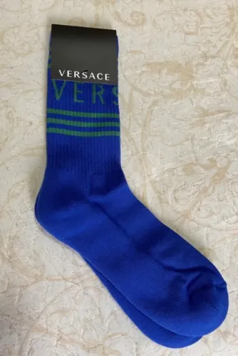 MEIAS VERSACE BLUE