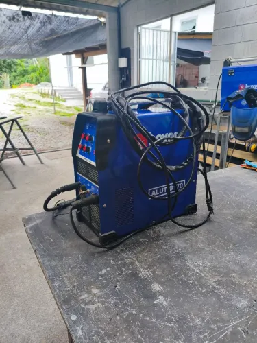Máquina de Solda TIG MMA Inversora Boxer ALUTIG 170 AC/DC para Alumínio