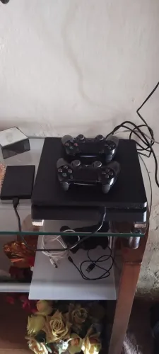 PS 4 slim novo completo
