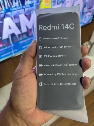 Redmi 14C 256GB / 8GB RAM - R$ 599,00