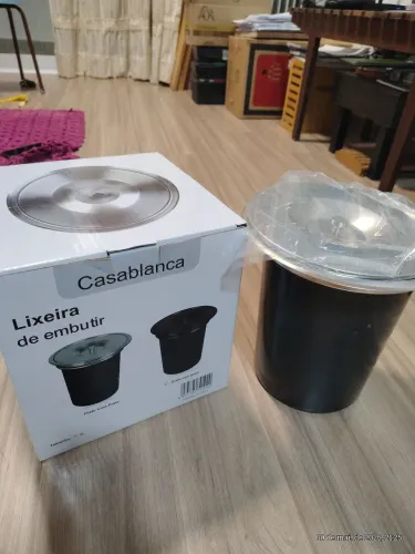 Lixeira de embutir Casablanca 5 litros