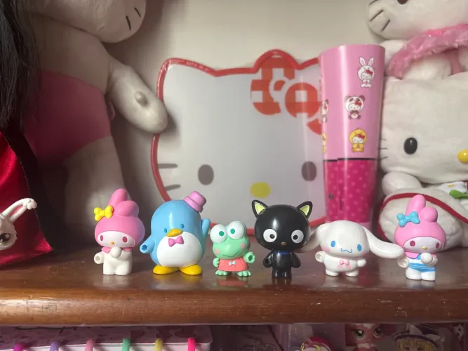 Sanrio figures My Melody Cinnamoroll Keroppi Chococat Tuxedosam