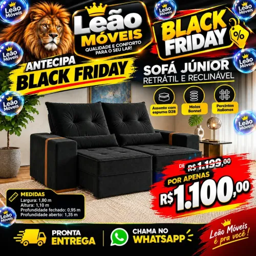 Sofá Retrátil Junior