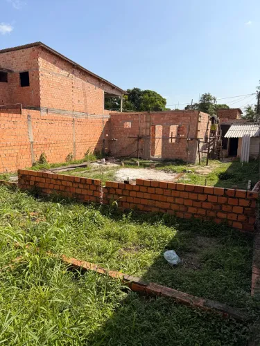 VENDO TERRENO GRANDE COM CONSTRUÇÃO DE CASA EM ANDAMENTO