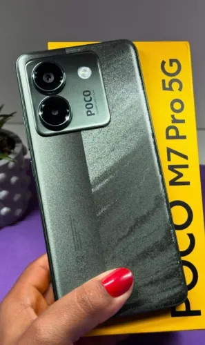 Telefone Novo - Lacrado - Poco M7 5G - 256/8 Verde - Versão Global o Tooooop