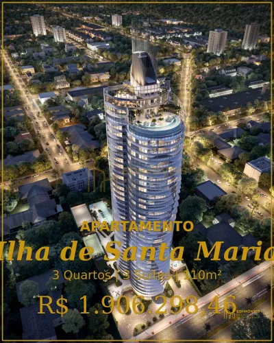 Conforto e Sofisticação: Apartamento com 3 Suítes na Ilha de Santa Maria