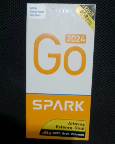 Celular Go Tecno Spark Altavoz Estéreo Dual 128GB