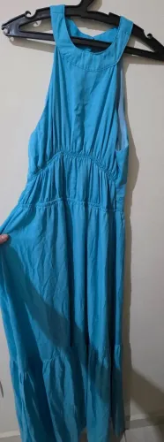 vestido azul claro nunca usado
