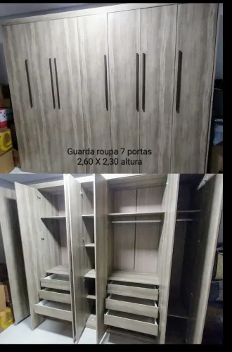 Guarda roupa Bartira 7 portas