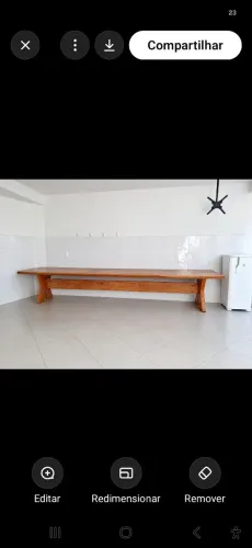 Mesa para sítio madeira maciça grande
