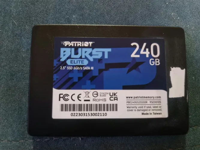 Ssd 240gb patriot burst elite