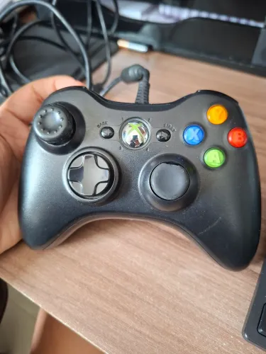 Controle Xbox 360 original com fio