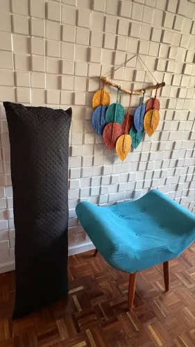Almofada de corpo com capa impermeável 1,30x40  