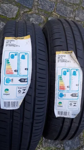 VENDO 4 PNEUS NOVOS 175 70 R14 DUNLOP