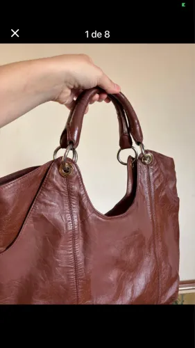 Bolsa arezzo couro 