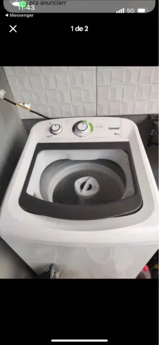 Máquina de lavar cônsul 9kg