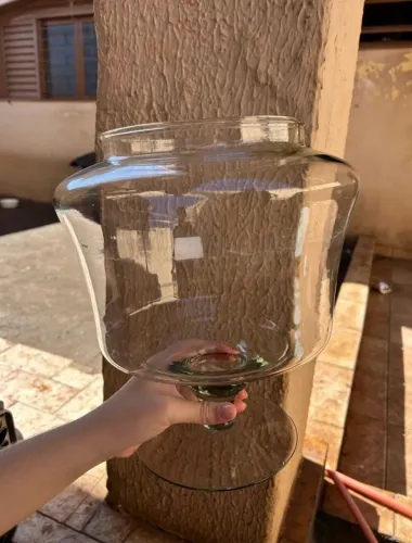 Taça de vidro 