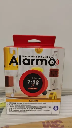 RARIDADE - Nintendo Alarmo - relógio original na caixa