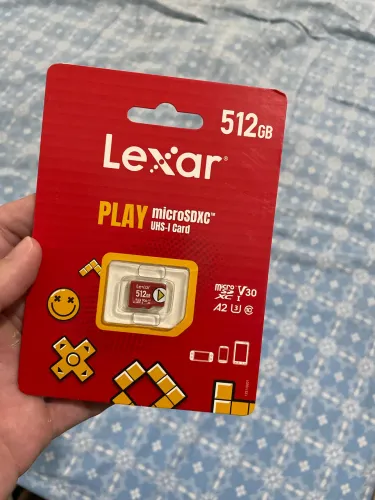 Cartão MicroSD 512GB Lexar PLAY - NOVO LACRADO