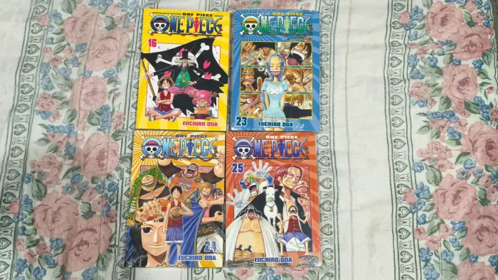 Mangás One Piece Lacrados (Vol. 16, 23, 24 e 25)