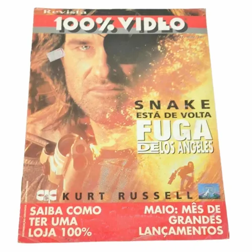 Revista 100% Vídeo Fuga de Los Angeles (Rara 1997)