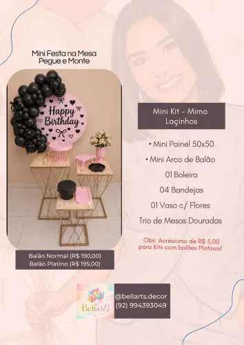 Mini Kit Festa ?- Pegue e Monte 