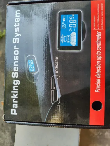 Sensor de estacionamento dianteiro e traseiro universal dourado