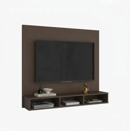 Rack Painel para TV até 75 pol. Marrom escuro. Novo.1,80 X 1,20. Na Biquinha  S. Vicente 