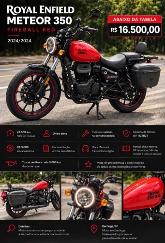 Meteor 350 fireball 2024/2024