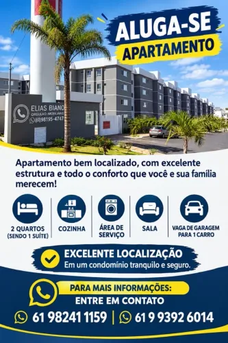 Apartamento 2Q na Etapa C