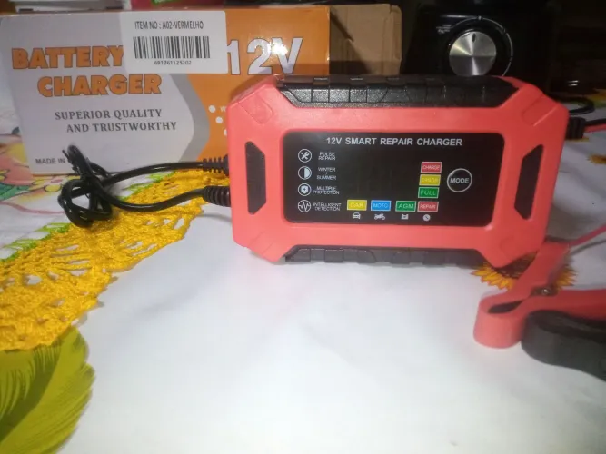 carregador de bateria 12v de veículos