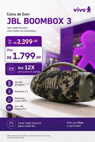Boombox 3 camuflada