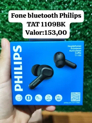 Fone bluetooth Philips TAT1109BK/00