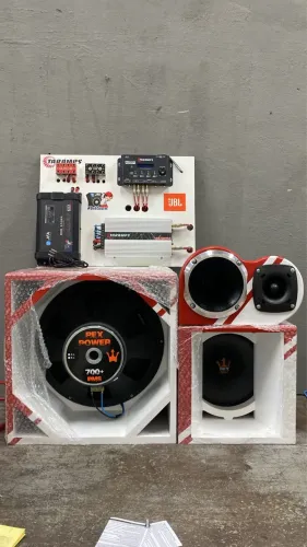 Som automotivo kit 4 vias 