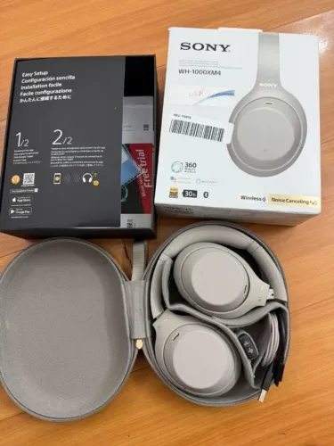 SONY WH 1000XM4 Fones de Ouvido Bluetooth ANC Headphone SONY