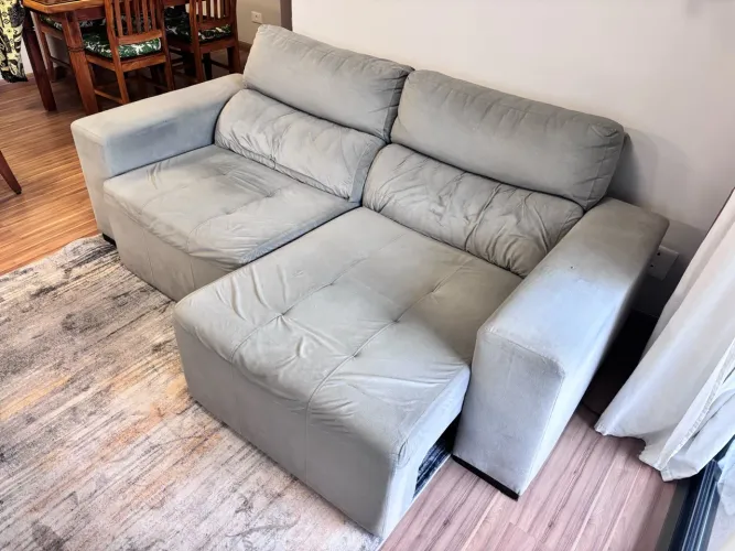 Sofá retratil 3 lugares