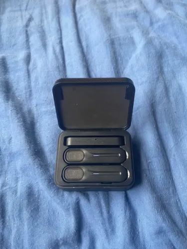 Microfone de Lapela Sem Fio Fancy MFI2 para iPhone - Estado de Novo
