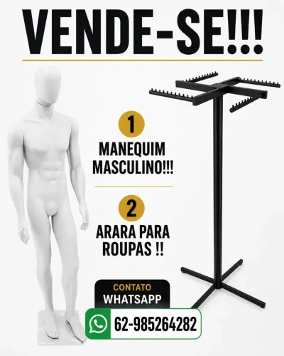 Manequim e Araras