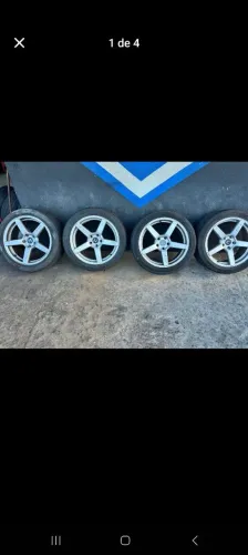 Rodas aro 18 torro $1500 5x114 com pneus