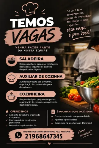Vagas restaurante