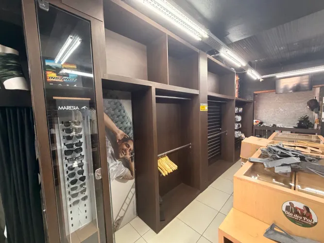 Fundo de loja de roupas